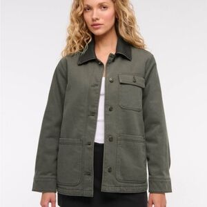Abercrombie Olive Workwear
Barn Jacket size small